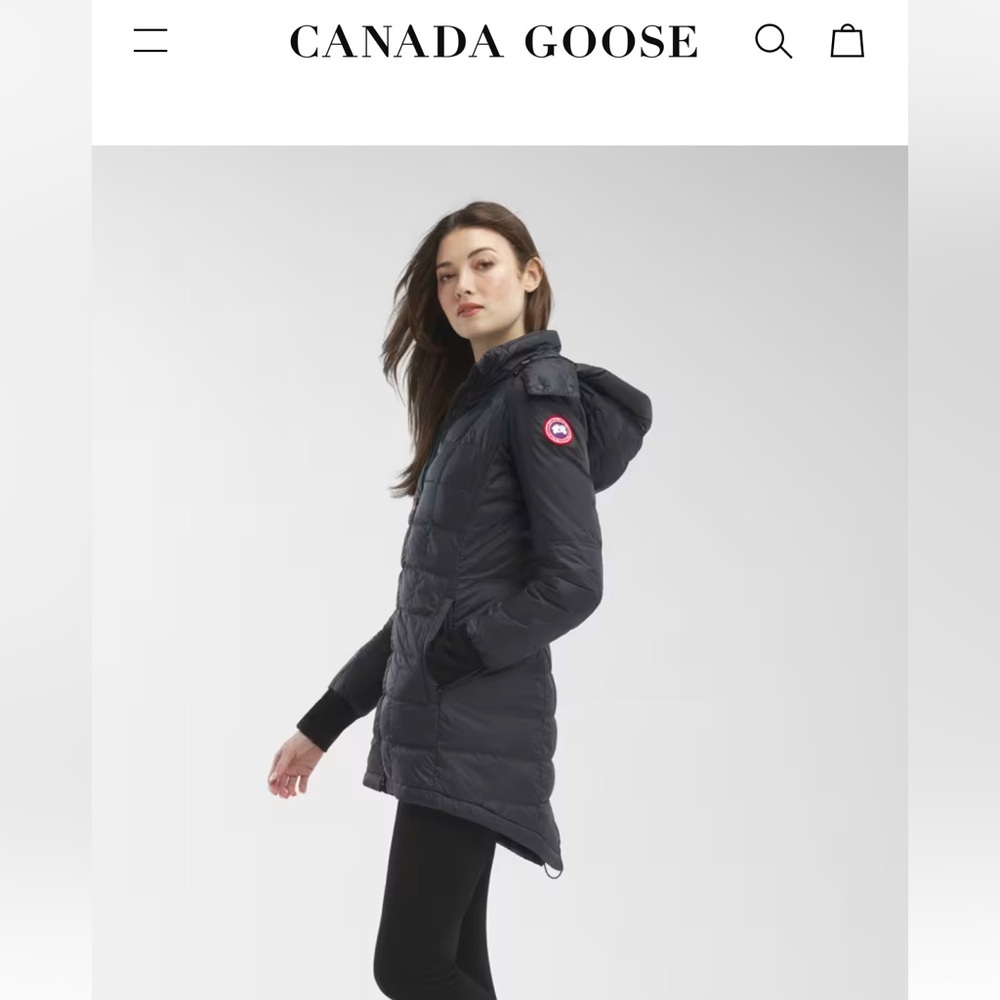 Canada Goose Black Hooded Jacket